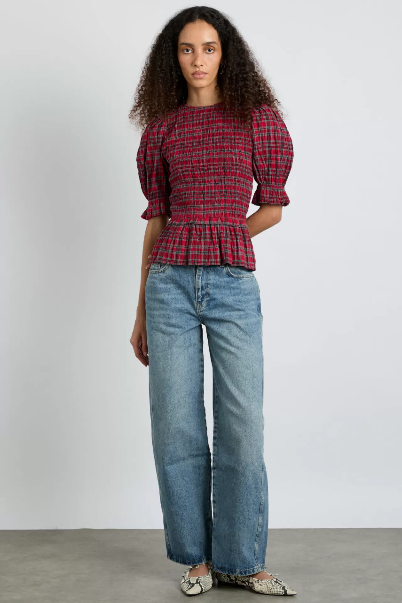 Best Damson Madder dion jeans - vintage wash blue