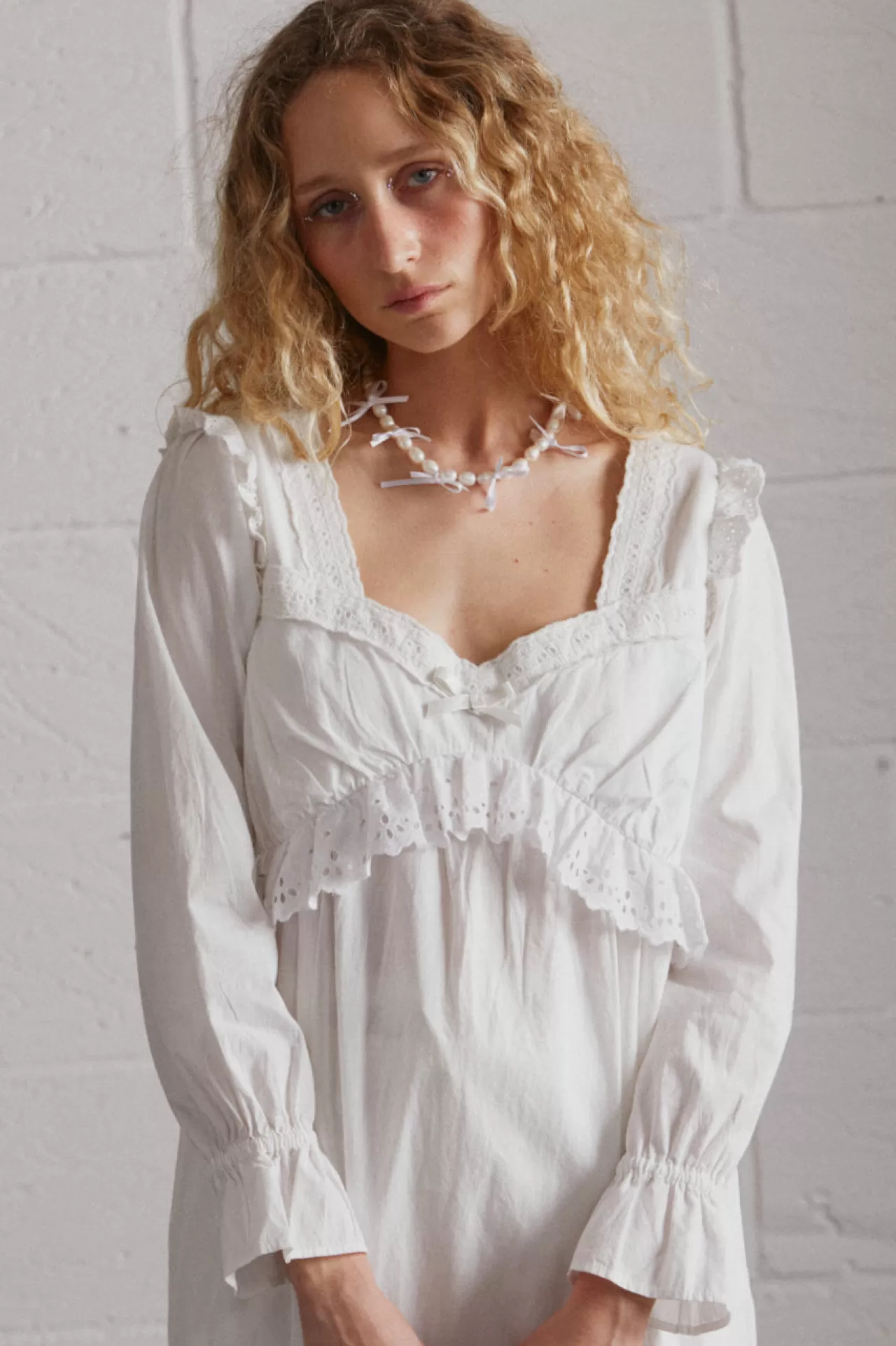 Cheap Damson Madder edith vintage midi - white
