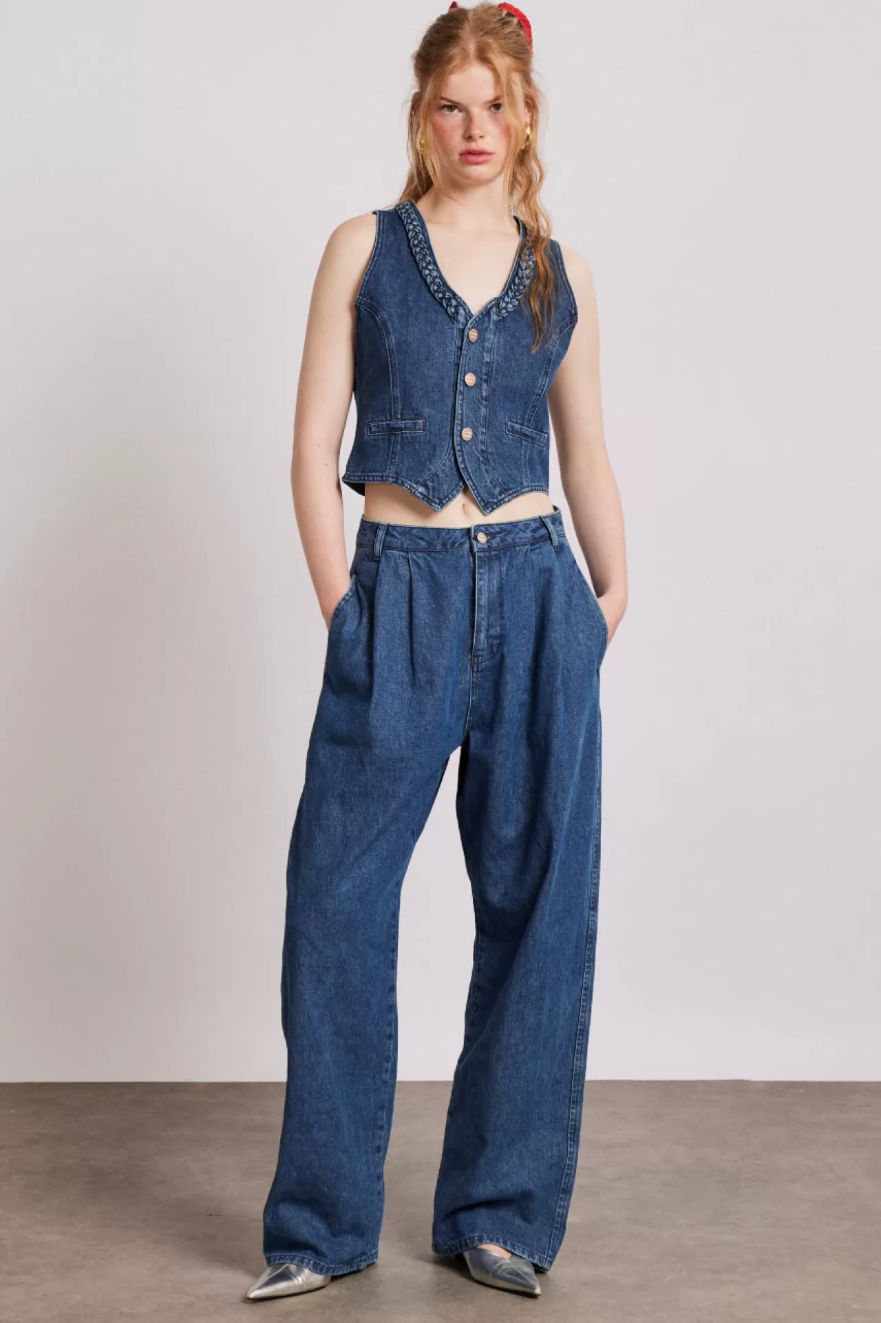 Best Sale Damson Madder sailor jeans - vintage wash blue